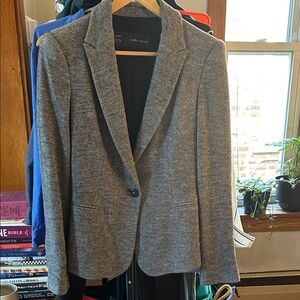 Zara Heather Gray Women's Blazer